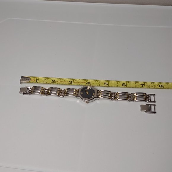 Silver Tone And Black Avenue Metal Watch - Picture 8 of 13